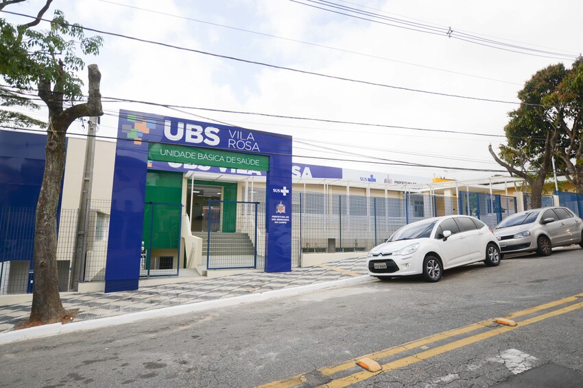 fachada UBS Vila Rosa - São Bernardo