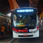 ônibus com passageiros em ribeirão pires