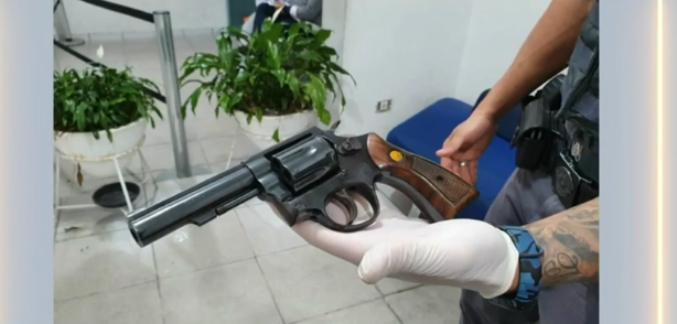 arma usada no crime