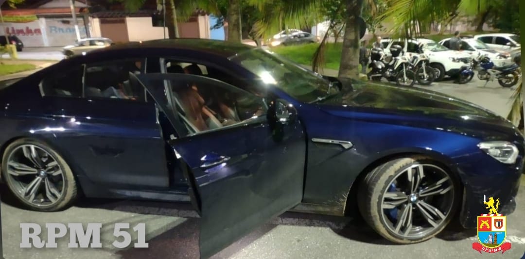 Polícia Militar detém três por roubo de BMW em Santo André