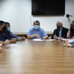 secretários e vereadores de Diadema durante reunião