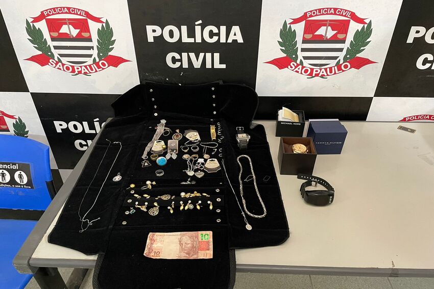 Dupla é presa em Diadema por furto de R$ 60 mil em joias em S.Bernardo