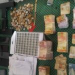 apreensão de drogas e dinheiro
