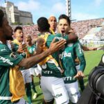 time do palmeiras comemora gol