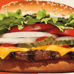 lanche do burger king
