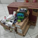 vários produtos das Casas Bahia avaliados em R$ 160 mil