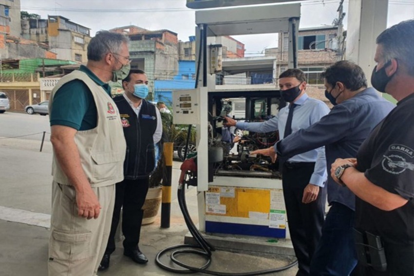 Operação detecta irregularidade em posto de combustível de Santo André  
