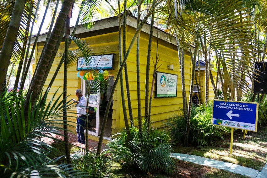 fachada do centro de educação ambiental