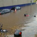 ruas alagadas em mauá