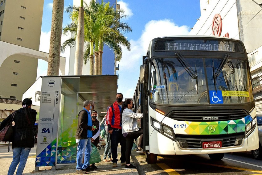 ônibus de santo andré