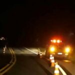 vítima de atropelamento em estrada