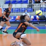 equipe de vôlei em quadra