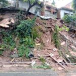 deslizamento de barranco