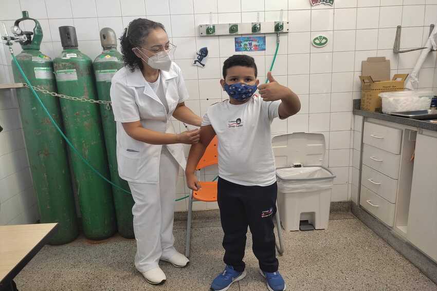 Ribeirão Pires atinge marca de 90% das crianças vacinadas contra Covid