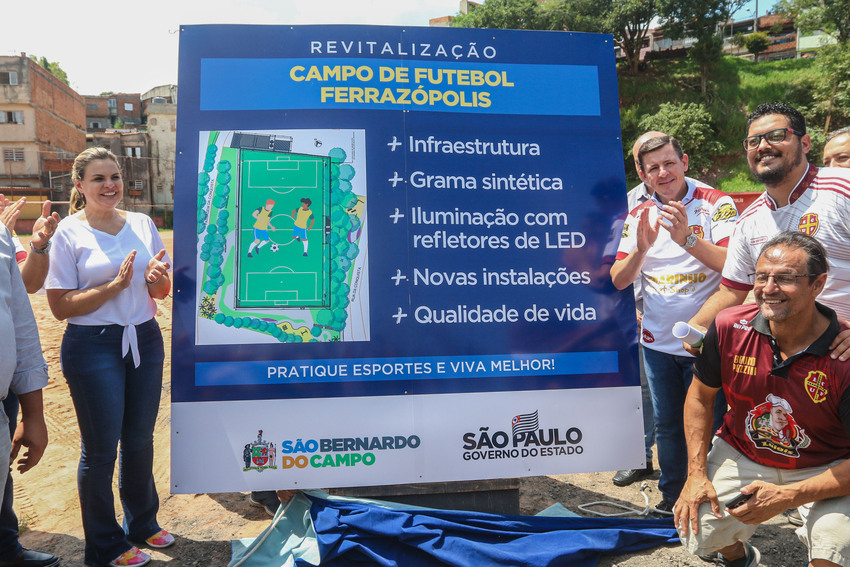 Morando dá início à reforma dos campos do Pérola FC e Ferrazópolis