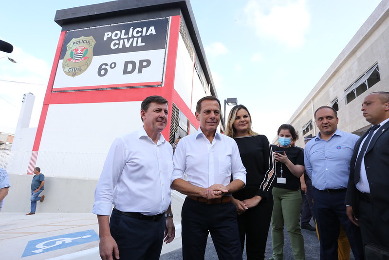 João Doria e Orlando Morando inauguram sede para 6º DP em S.Bernardo