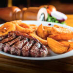 churrasco no prato