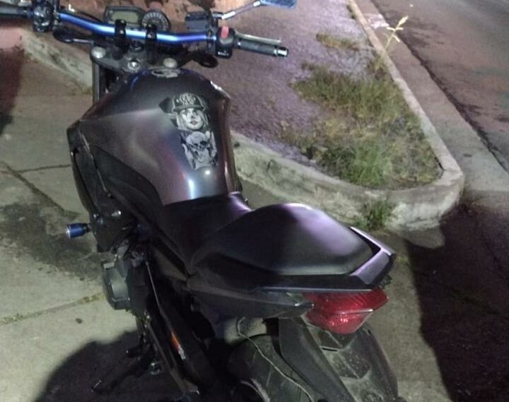 moto usada por criminosos
