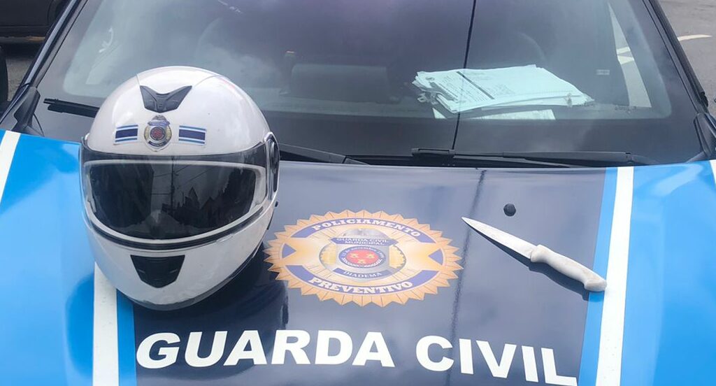 Homem busca faca após desavença e é detido por GCMs de Diadema