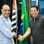 prefeito Auricchio e vereador Gilberto Costa