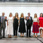 autoridades durante lançamento de campanha de combate à violência