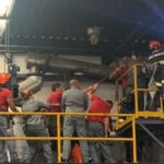 resgate feito pelos bombeiros