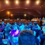 público em evento de Páscoa