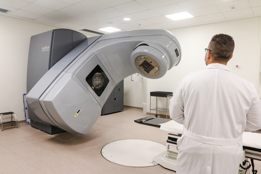 equipamento de radioterapia no Hospital Anchieta