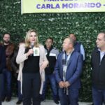 Orlando e Carla Morando, prefeito Claudinho e Marcelo Lima