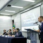 prefeito José Auricchio discursando