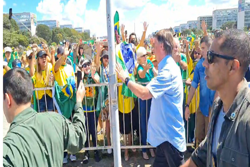 manifestação em brasília