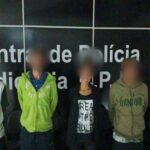 quatro assaltantes presos