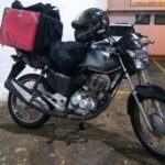 moto de entregador estelionatário