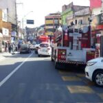 viaturas da OM e do Corpo de Bombeiros