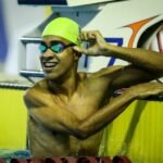 nadador de Mauá Henrique na piscina