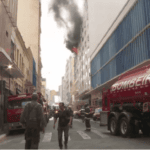 incêndio em prédio da Barão de Duprat