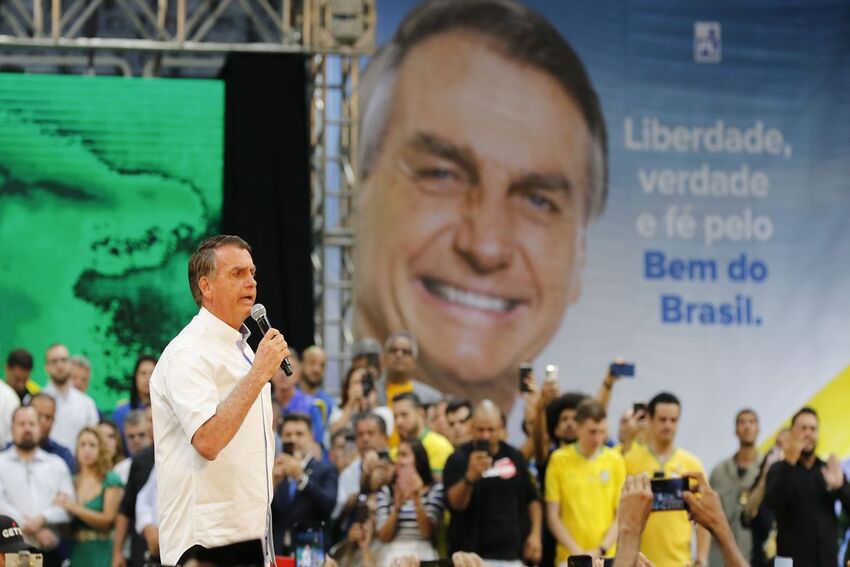 presidente Jair Bolsonaro durante discurso