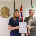 deputada Carla Morando e procurador chefe da República