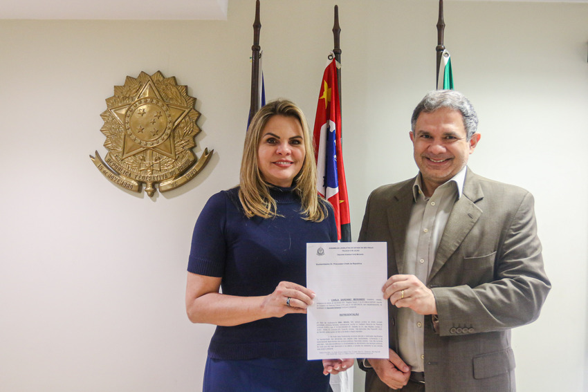 Deputada Carla Morando protocola representação no MP Federal contra a Enel