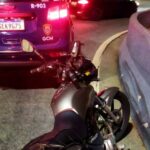 motocicleta Honda roubada