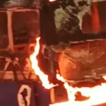 ônibus incendiado em São Bernardo