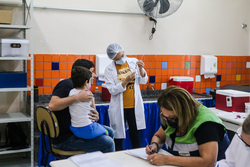 S.Bernardo inicia vacinação de todas as crianças a partir de 3 anos contra Covid