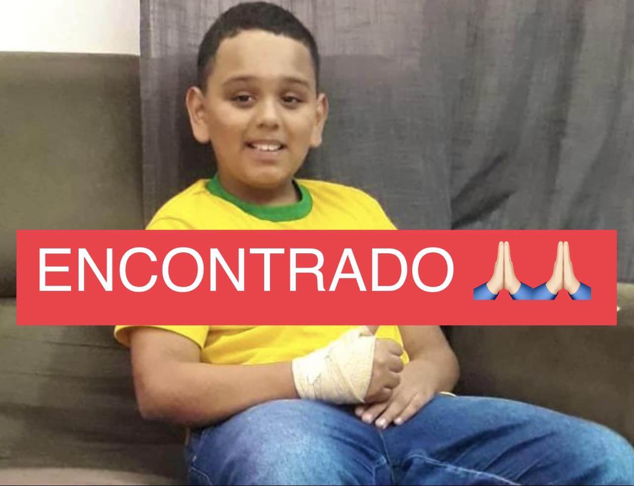 Adolescente Matheus é encontrado na Zona Leste de São Paulo