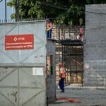 obras na estação da CPTM de São Caetano