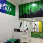 Espaço torcedor no shopping