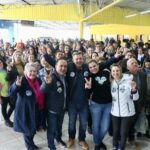 Carla Morando e apoiadores