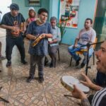 roda de samba no Caps