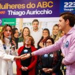 deputado thiago Auricchio e Luciana Garcia