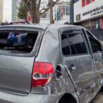carro colidido em São Caetano
