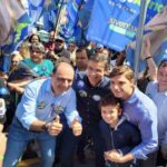 Rodrigo Garcia - Thiago Auricchio e prefeito Auricchio